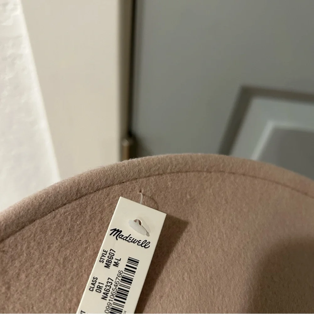 NWT Madewell Biltmore Shaped Felt Hat - Picture 3 of 4